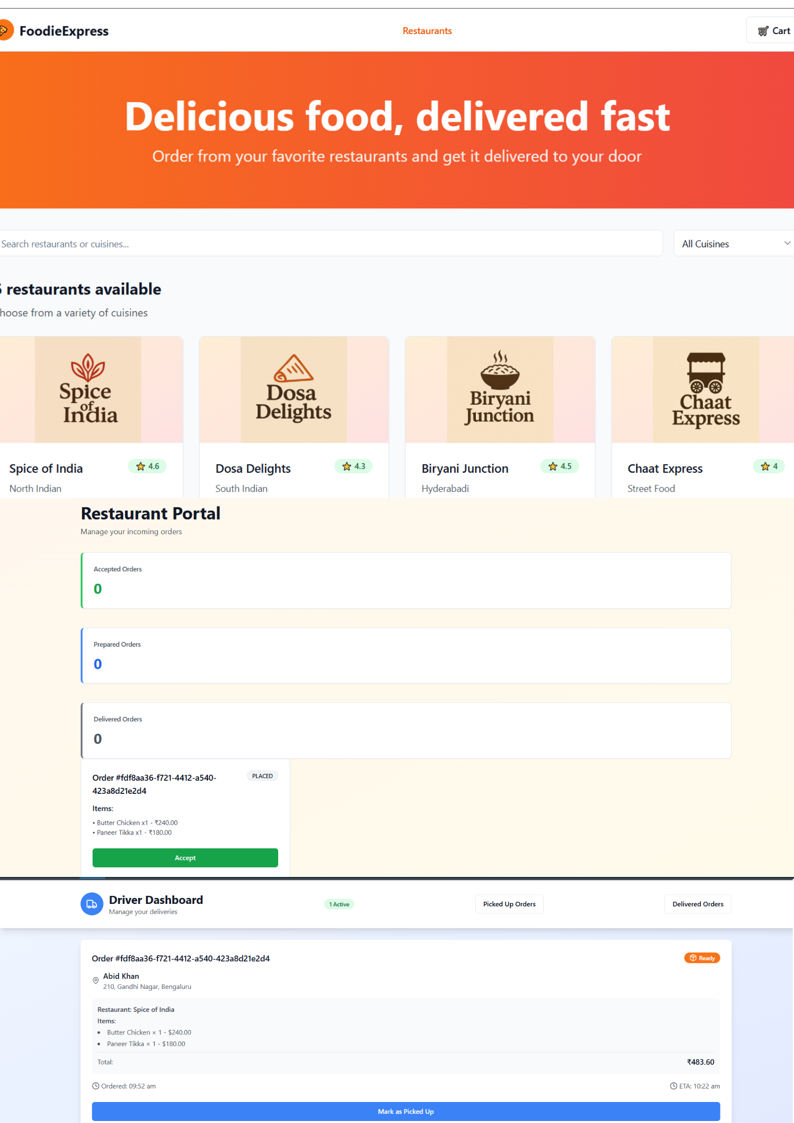 FoodieExpress