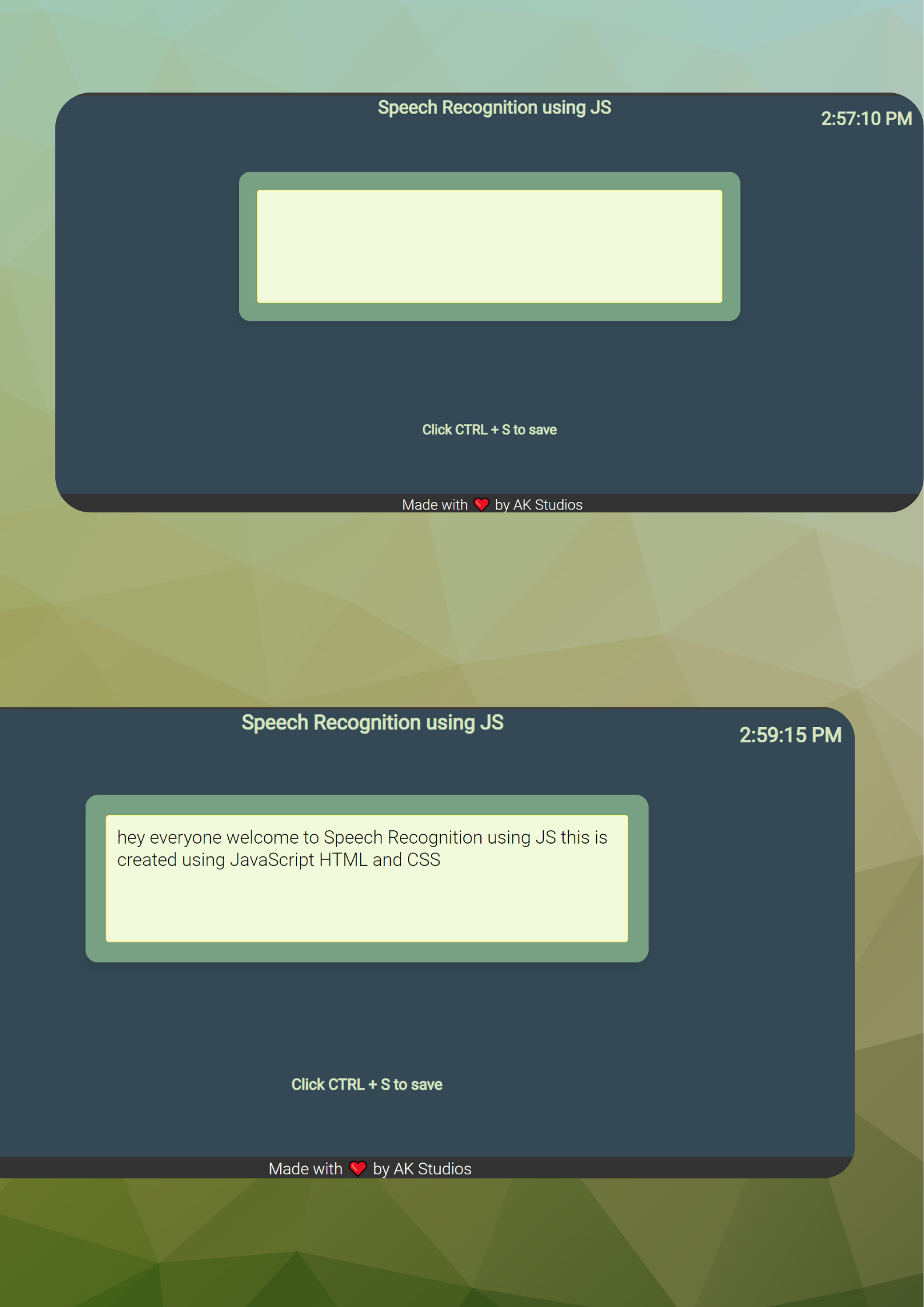 Speech Recognition
